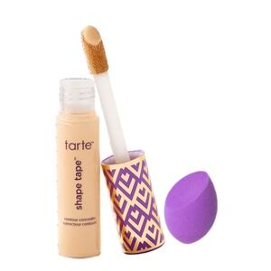 Tarte Shape Tape Contour Concealer - 22N Light Neutral - with Beauty Blender